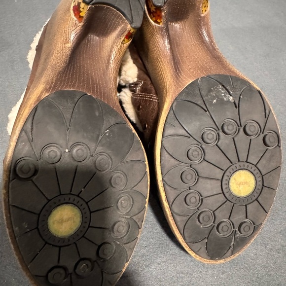 Jambu Tan Shearling Lined Mules - Picture 9 of 11